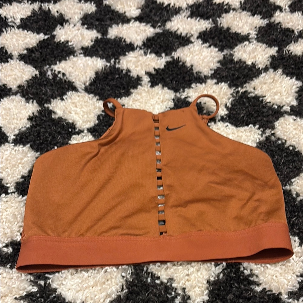 Nike Rust Orange Sports Bra